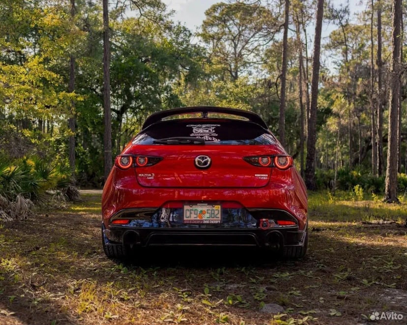 Задняя накладка Bayson r Mazda 3 BP хэтчбек