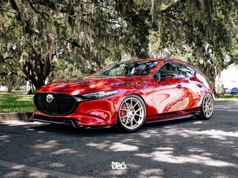 Губа Bayson R на Mazda 3 BP (хэтчбек)